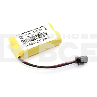 Аккумулятор Ni-Cd 2.4V 700mAh AA Flatpack разъем SM