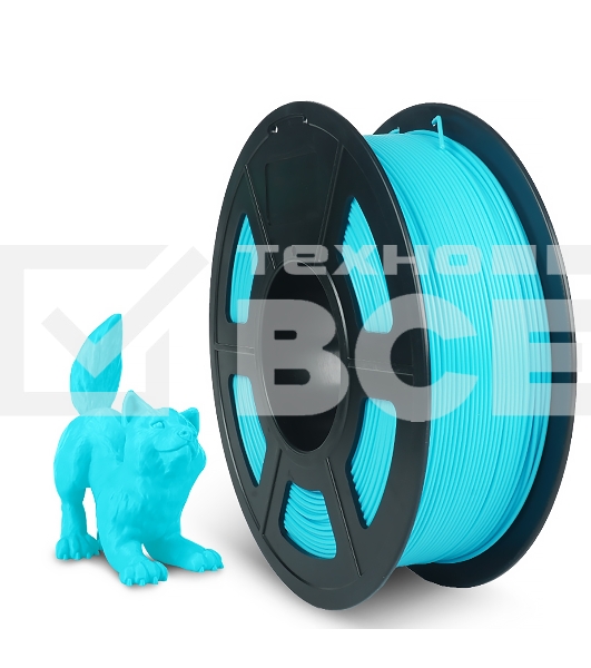 Филамент NVPrint PETG Blue Sky для 3D печати диаметр 1.75мм длина 330 метров масса 1 кг