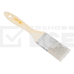 Кисть плоская для лаков 'Евро' 1.5', искусственная щетина, деревянная рукоятка MTX 83086, фото5