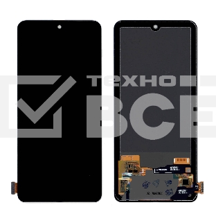 Дисплей для Xiaomi Redmi K40, K40 Pro, Mi 11i, Poco F3 в сборе с тачскрином (TFT) черный