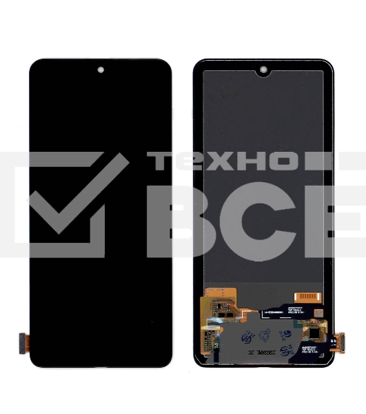 Дисплей для Xiaomi Redmi K40, K40 Pro, Mi 11i, Poco F3 в сборе с тачскрином (TFT) черный