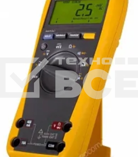 Мультиметр FLUKE 177цифровая 1000мА Диод тестжелтый черный 0,42кг