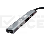 Разветвитель USB2.0 Gembird UHB-C201, 4xUSB2.0, кабель Type-C 10см, алюминий, пакет, фото3