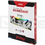 Оперативная память Kingston Fury Renegade, DDR5, 32GB (2x16GB), 7600MHz, CL38, с радиатором, RGB, серебристый/черный, фото6