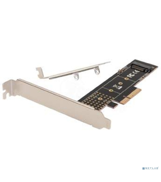 Переходник ORIENT C300EN PCI-Ex4->M.2 M-key NVMe SSD, тип 2230/2242/2260/2280/22110, 2 планки крепления в комплекте (33294)