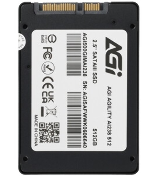 Накопитель SSD AGi SATA-III 512GB AGI512G25AI238 AI238 2.5'