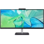 Монитор 34' Acer CB343CURDbemiiphcuzx IPS 3440x1440, 60 Гц, 4 мс, 21:9, 300 кд/м², 2xHDMI 2.0, DP, USB Type-C (90 Вт), USB Hub, HDR10, FreeSync, динамики, веб-камера 5 Мп, изогнутый экран (3800R), черный, фото7