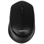 Мышь беспроводная Logitech M330 SILENT PLUS черный, 1000 dpi, радиоканал, USB, кнопки - 3, фото34