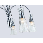Люстра Ambrella light LH55651/5 СH/CL хром/прозрачный E14*5 max 40W D600*440, фото5