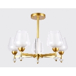 Светильник Ambrella light TR3154/5 GD/CL золото/прозрачный E27/5 max 40W D630*460, фото3