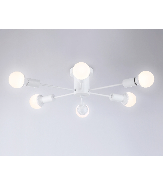 Светильник Ambrella light TR80401/6 WH белый E27/6 max 60W D780*150