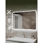 Зеркало Bau Stil 100х70, LED подсветка, сенсор, пластиковый защитный корпус, фото10