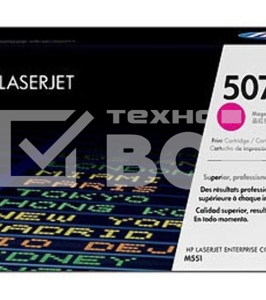 Картридж лазерный HP CE403A пурпурный для CLJ M551 6000стр.