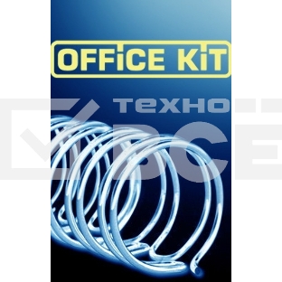 Пружины для переплета металлические Office Kit d=14.3мм 100-120лист A4 черный (100шт) OKPM916B