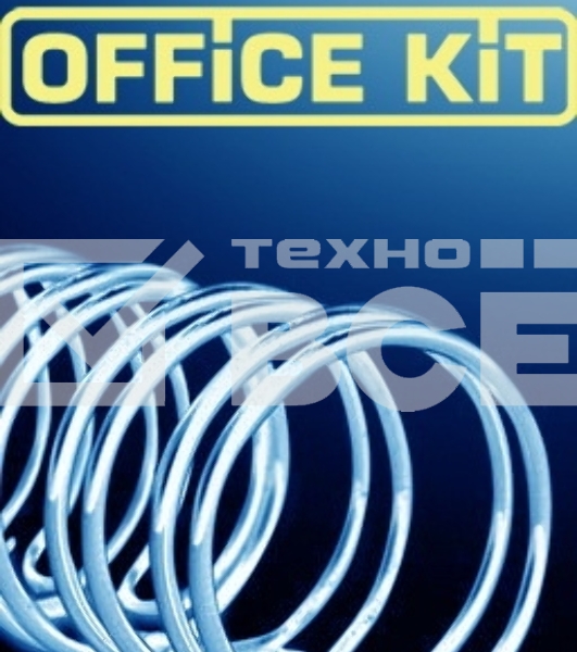 Пружины для переплета металлические Office Kit d=14.3мм 100-120лист A4 черный (100шт) OKPM916B