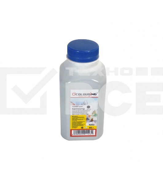 Тонер для принтеров Samsung MLT-D101/D103/D104/D105/D106/D108/D109/D205/D208/D209/D115/D111/Xerox Phaser 3155/3160/3210/3250/3600/3550/3635 80гр Colouring Фасовка РФ (СПБ)