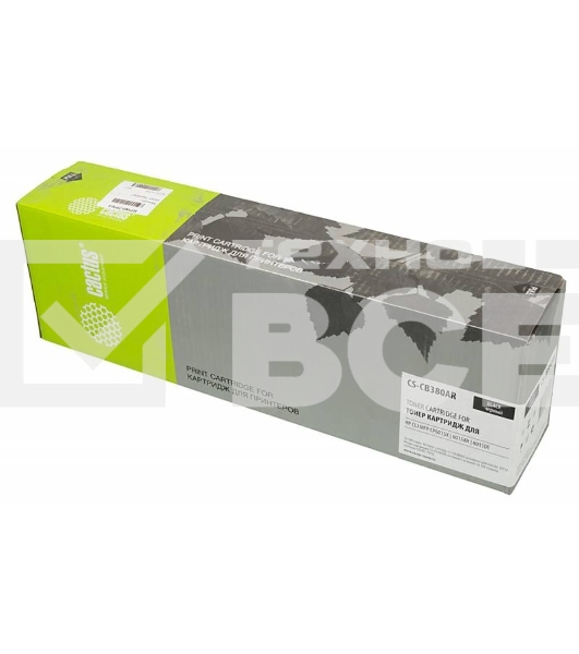 Картридж лазерный Cactus CS-CB380AR черный для CLJ MFP CP6015X/6015XH/6015DE (16500стр.)