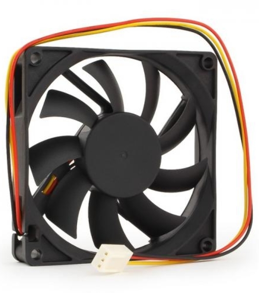 Вентилятор Gembird D8015ВM-3, 80x80x15 подшипник, 3 pin, провод 30 см , OEM 100