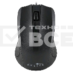 Мышь проводная Oklick 225M черный, 1200 dpi, USB, кнопки - 3, фото 1