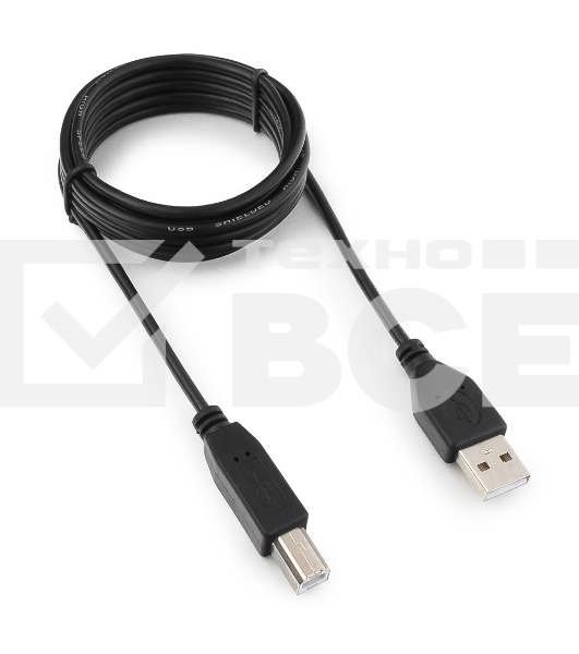 Кабель Гарнизон Кабель USB 2.0, AM/BM, 1.8м, пакет (GCC-USB2-AMBM-1.8M)