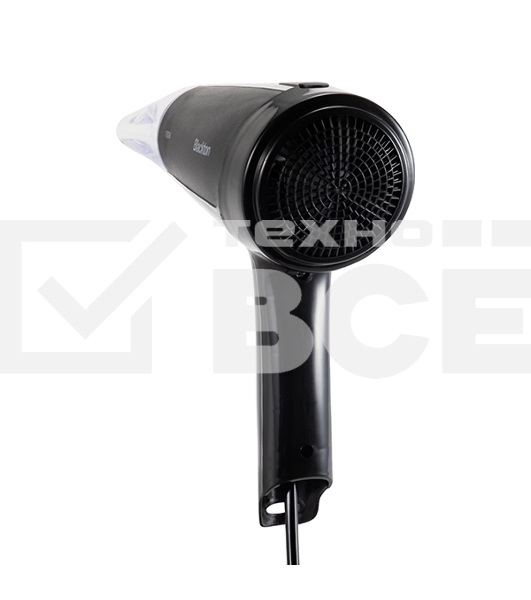 Фен Blackton Bt HD1002C Black Мощность 1000 Вт, Напряжение 220 В, 50 Гц, Регулировка воздушного потока 2, Регулировка температуры 2, Петля для подвешивания, Концентратор.