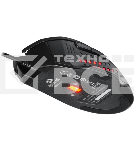 Мышь проводная REDRAGON Gainer черный, 3200 dpi, USB, кнопки - 6