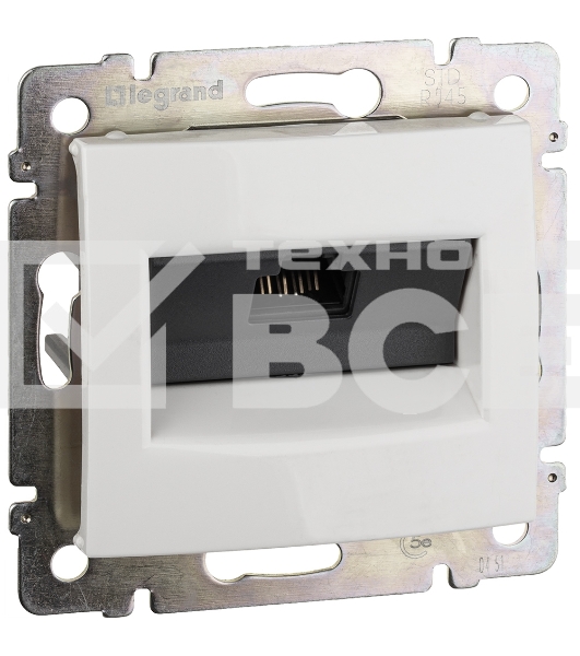 Компьютерная розеткаLegrand Valena 774230 , белая RJ45 5 кат UTP