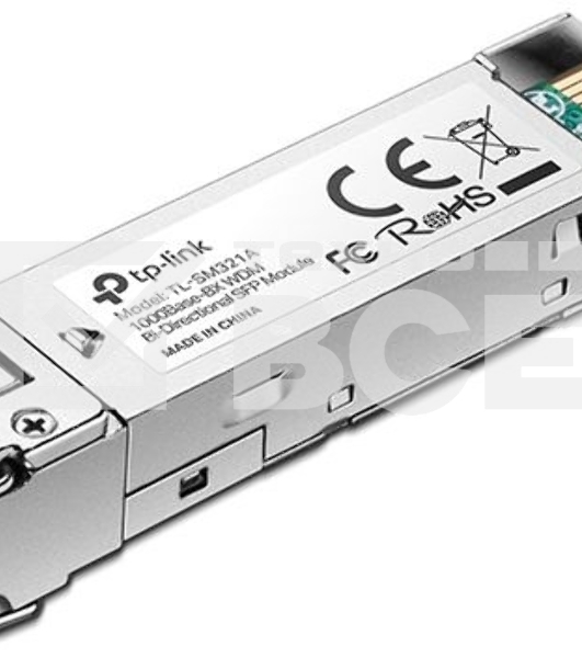 Модуль SFP TP-Link 1000Base-BX WDM Bi-Directional SFP module, TX: 1550 nm and RX: 1310 nm, 1 LC Simplex port, up to 2 km transmission distance in 9/125 μm SMF (Single-Mode Fiber), Supports Digital Diagnostic Monitoring (DDM).