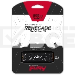 Накопитель SSD Kingston Fury Renegade, 500Gb, PCIe 4.0 x4, M.2 2280, NVMe, R/W 7300/3900, с радиатором, фото16
