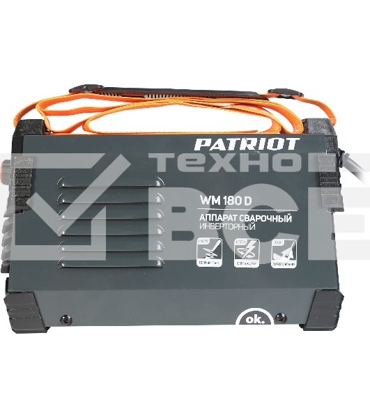 Сварочный аппарат Patriot WM180D инвертор ММА 7.8кВт