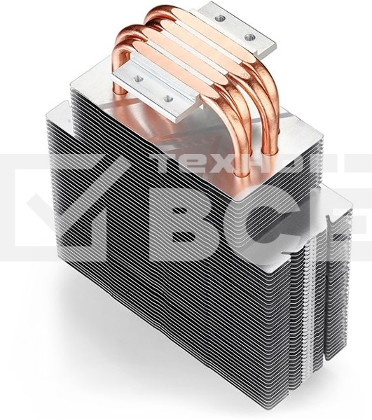 Кулер Deepcool GAMMAXX 400 BLUE BASIC серебристый 120мм алюминий+медь 1500rpm 30db 4-pin 130W 154мм