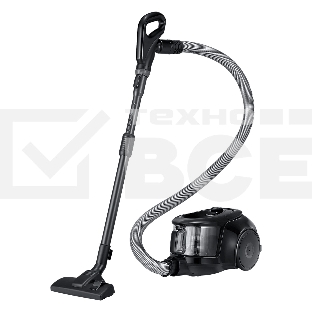 Пылесос Samsung VC18M21D0VG/EV титан, 380/1800 Вт, уборка сухая, пылесборник контейнер 1.5 л
