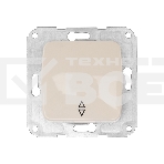 Переключатель DEA 1кл прох. с/у 10А мех. Беж KRANZ, фото2