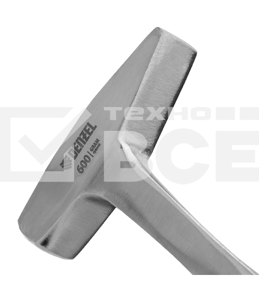 Молоток слесарный Denzel 600 г цельнометаллический, двухкомпонентная рукоятка