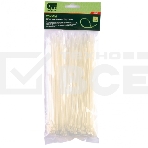 Хомуты Сибртех, 200x3,6 мм,пластмассовые,белые,100 шт., фото2