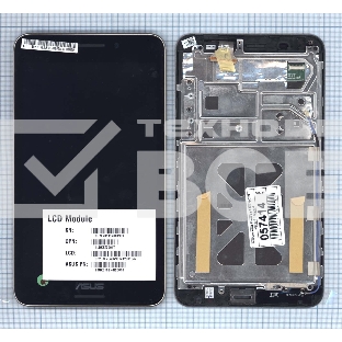 Модуль (матрица + тачскрин) для Asus FonePad 7 FE375CXG черный с рамкой