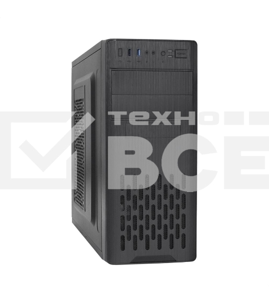 Компьютерный корпус Miditower ExeGate CP-606U (ATX, без БП, 1*USB+1*USB3.0, аудио)