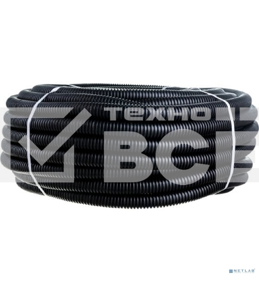 Труба гофрированная ПНД ЭРА черный d 32 мм с зонд. легкая 50 м (10)