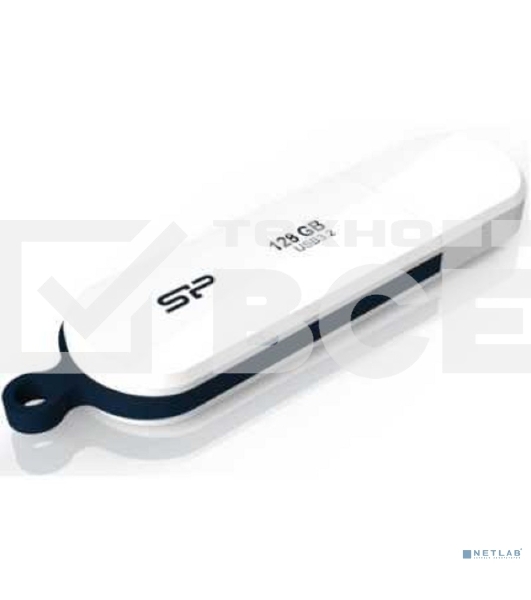 Флеш диск 128Gb Silicon Power Blaze B32, USB 3.2, Белый