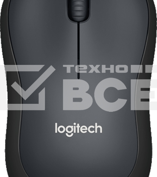 Мышь беспроводная Logitech M220 SILENT черный, 1000 dpi, радиоканал, USB, кнопки - 3