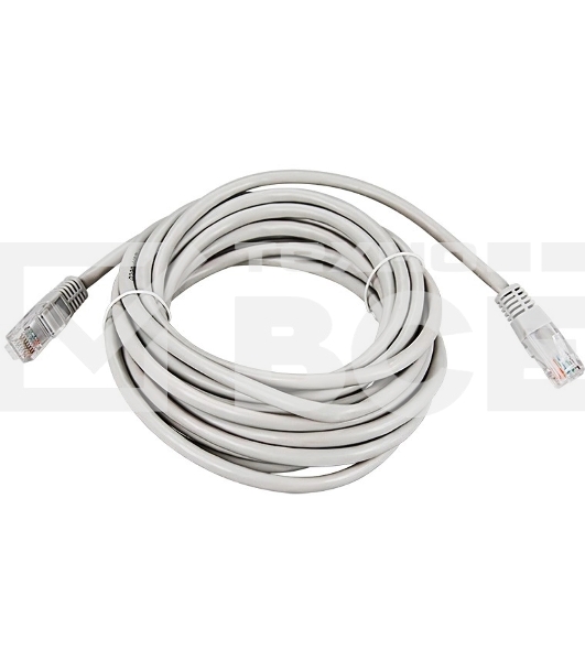 Пaтч-корд U/UTP Rexant, категория 5e, RJ45-RJ45, неэкранированный, PVC серый, 7м