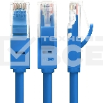 Патч-корд Greenconnect GCR-LNC01-C-1.0m перекрестный ethernet 1.0m UTP кат.5е, синий, RJ45, литой, фото2