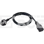 Шнур питания ITK PC-C19D-3M C19-Schuko проводник.:3x1.5мм2 3м 230В 16А черный, фото2