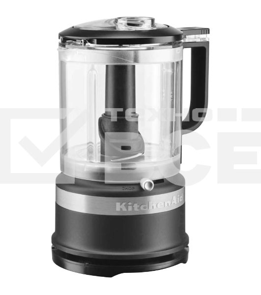 Кухонный миникомбайн KitchenAid 5KFC0516EBM, чаша 1.2 л, матовый черный