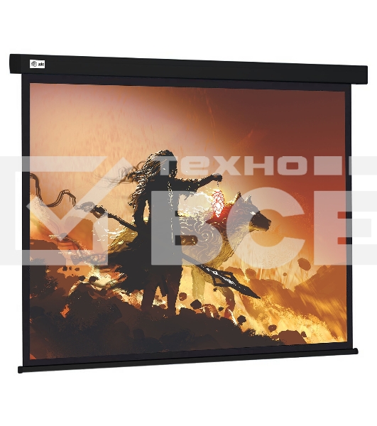 Экран Cactus 149.4x265.7см Wallscreen CS-PSW-149X265-BK 16:9 настенно-потолочный рулонный черный