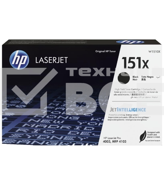 Картридж HP W1510X (№151X), черный (9700 стр.)