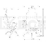 Кресло руководителя Cactus CS-LBK-BARSELONA кожа, крестов. алюминий, фото3
