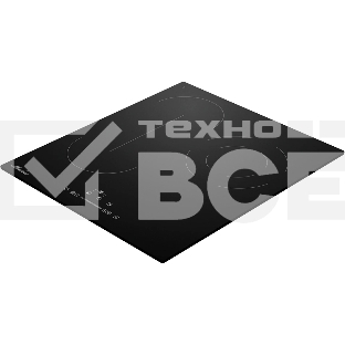 Варочная поверхность MONSHER MHE 45, Hi-Light, 45 см, 9 уровней мощности, Stop and Go, автоматическое отключение, таймер, индикатор остаточного тепла, сенсорное/слайдерное управление, цвет черный