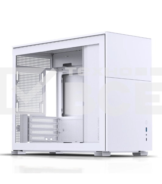 Корпус компьютерный Mini-Tower/ Case JONSBO D31 STD, Mini-Tower, TG, no fan, 1xUSB-A 3.2 + 1xUSB-C 3.2, mATX, mDTX, mITX White
