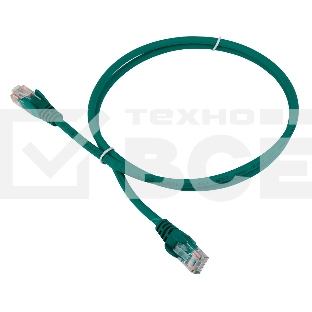 Патч-корд LANMASTER LSZH UTP кат.5e, 2.0 м, зеленый